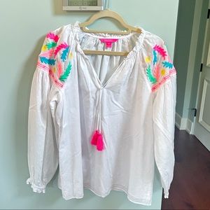 Lilly Pulitzer Peasant Top